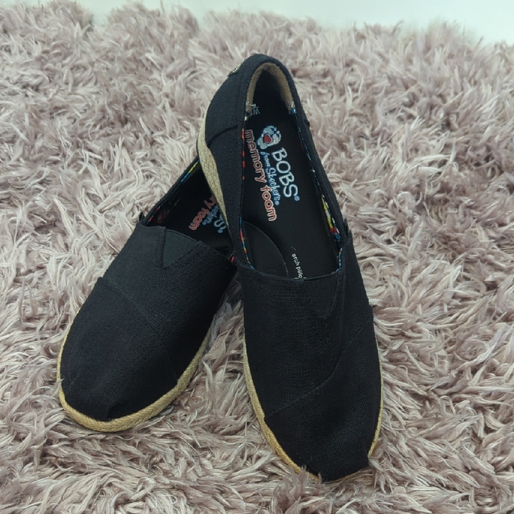 BOBS from Skechers Black Slip-On Sneakers